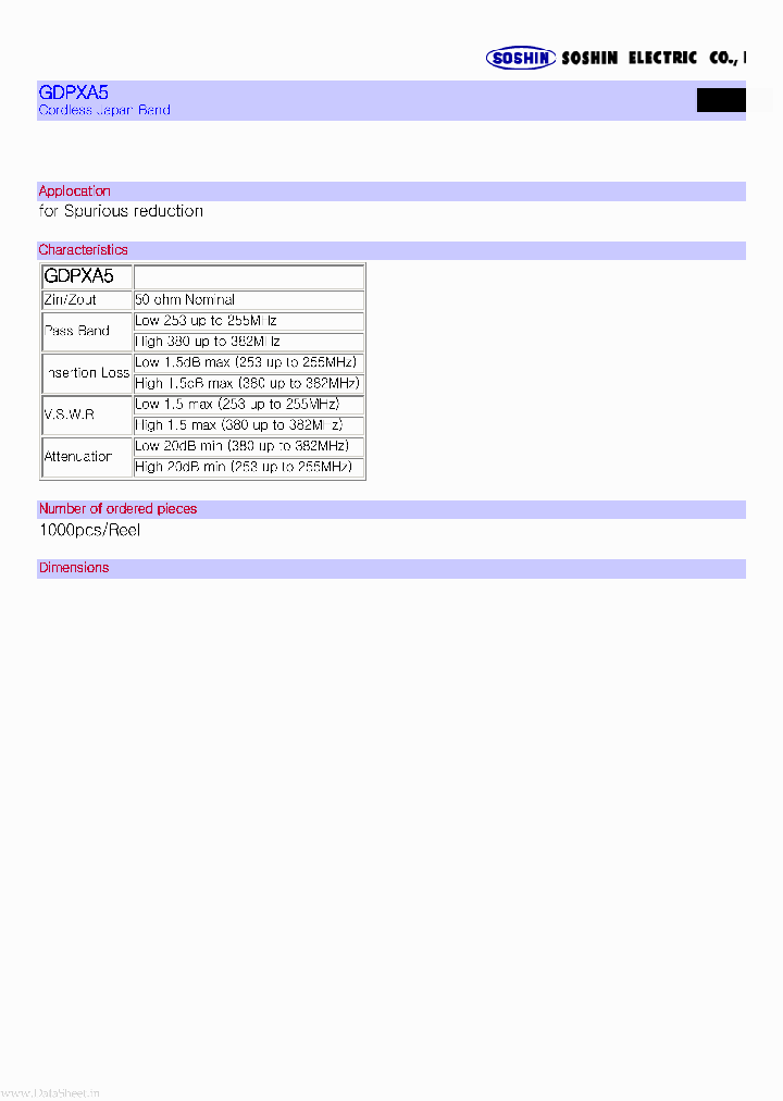 GDPXA5_1577276.PDF Datasheet