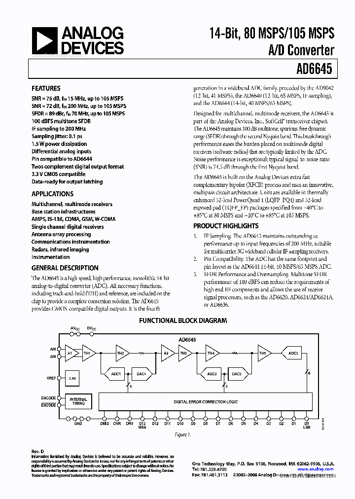 AD6645ASQ-80_1561506.PDF Datasheet