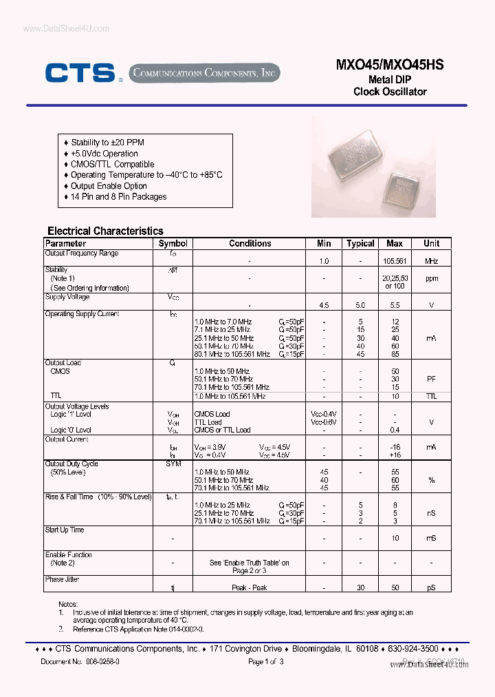 MXO45_1580374.PDF Datasheet