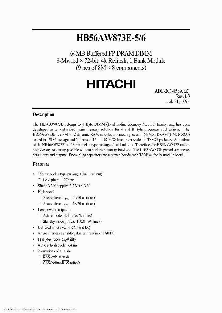 HB56AW873E-6_875180.PDF Datasheet