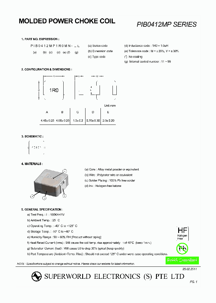 PIB0412MP1R0MN_1588514.PDF Datasheet