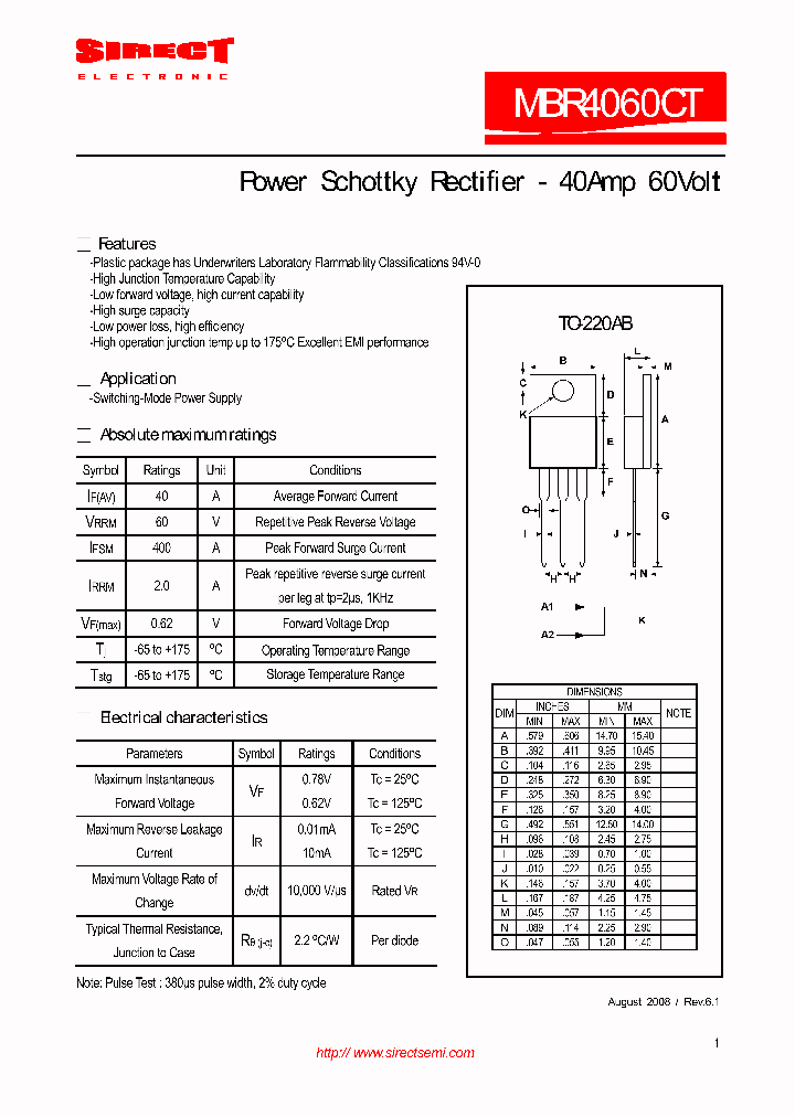 MBR4060CT_1588776.PDF Datasheet