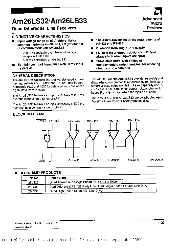 AM26LS32DCB_913593.PDF Datasheet