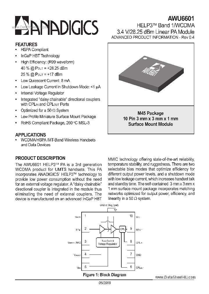 AWU6601_1570542.PDF Datasheet