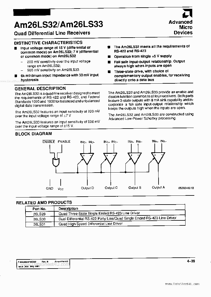 M26LS33_1581860.PDF Datasheet