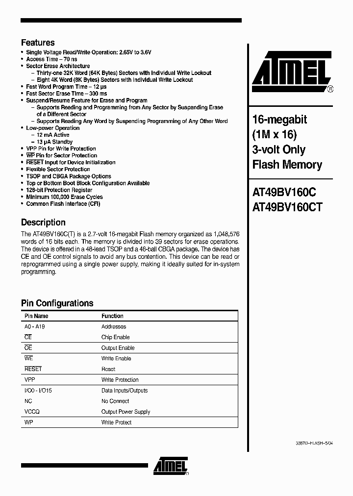 AT49BV160C_889329.PDF Datasheet