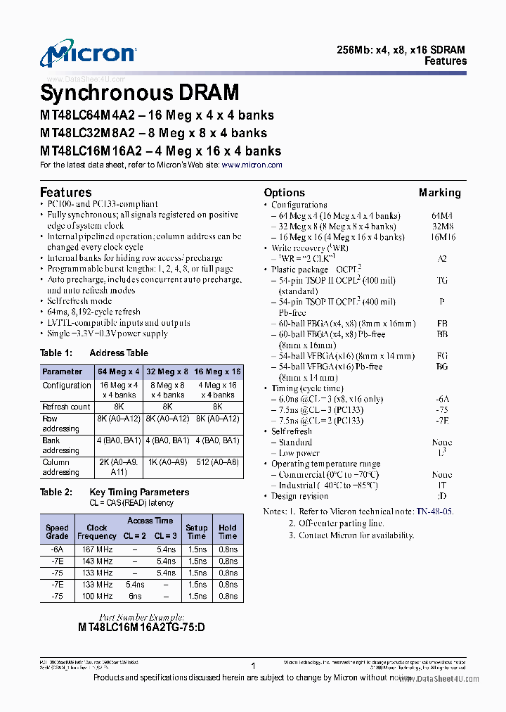 48LC16M16A2_1564870.PDF Datasheet