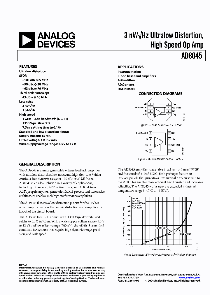 AD8045ACP-R2_913500.PDF Datasheet