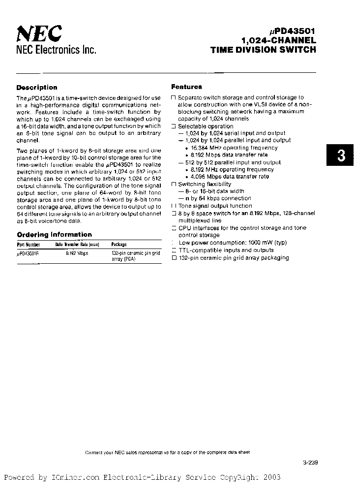 UPD43501R_913401.PDF Datasheet