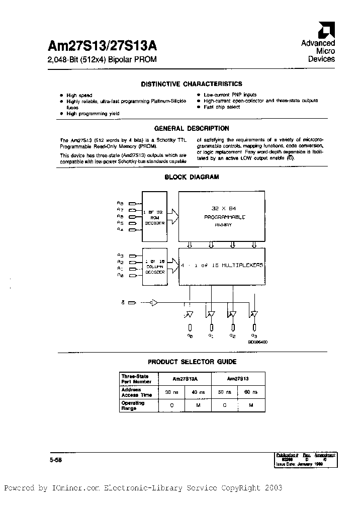 AM27S13DCB_913590.PDF Datasheet