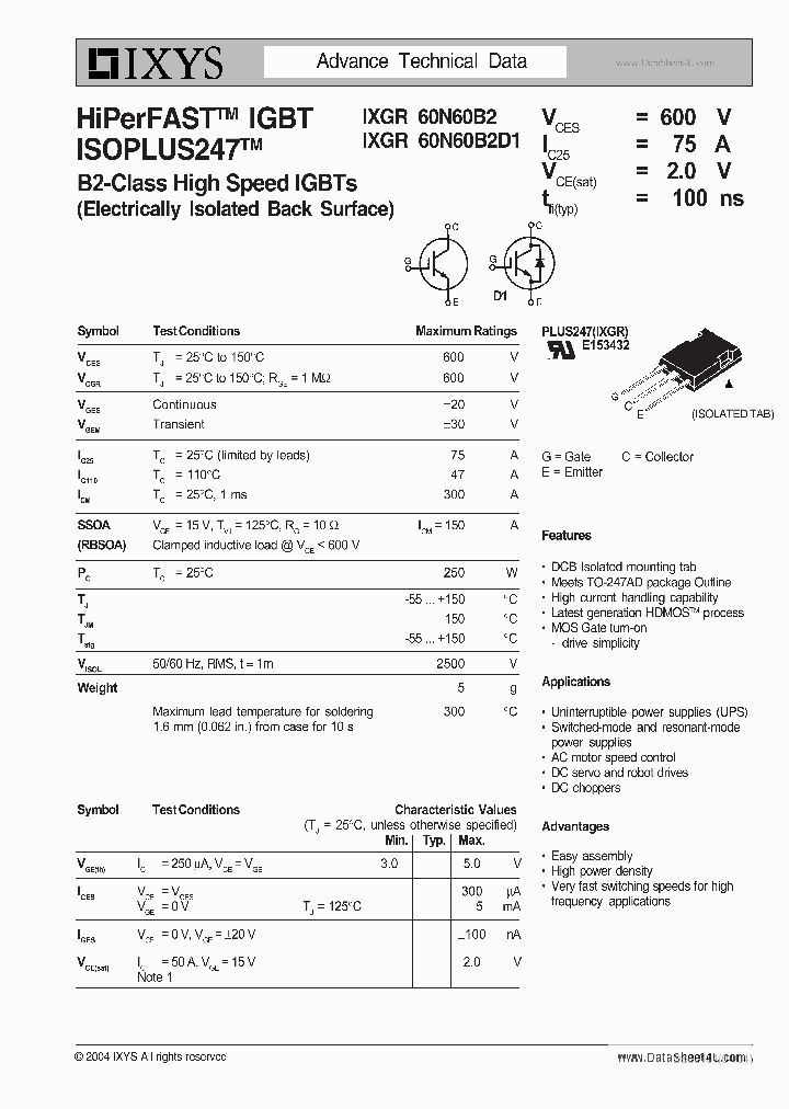 IXGR60N60B2_1567542.PDF Datasheet