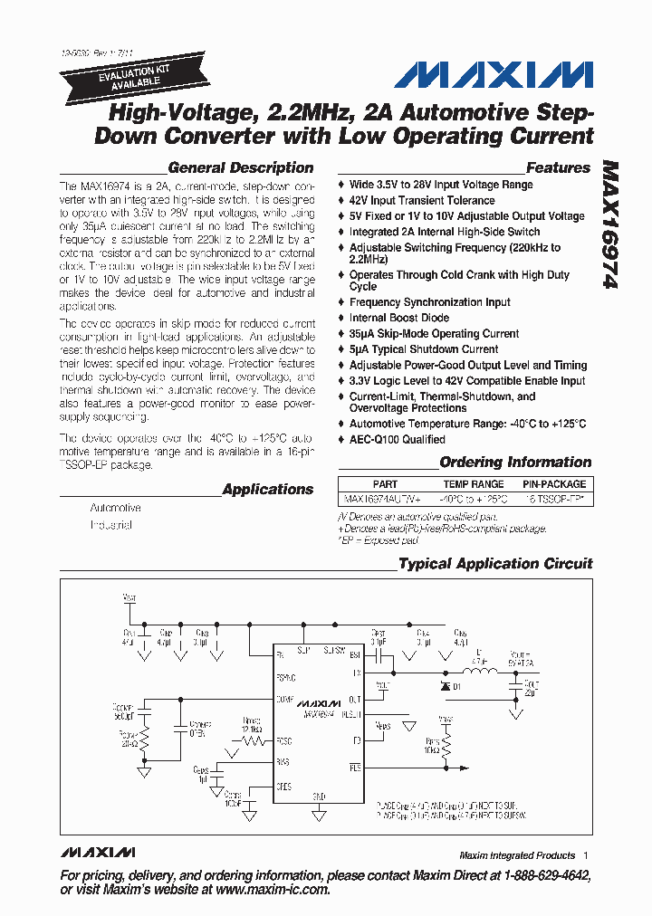 MAX16974_1594306.PDF Datasheet