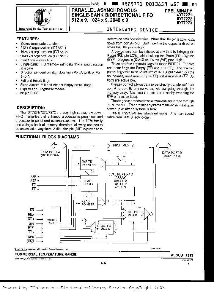 IDT7272L25J_914675.PDF Datasheet