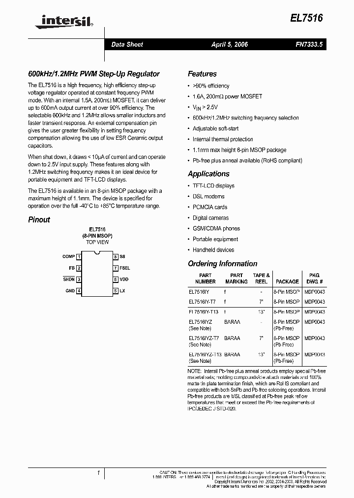 EL7516_916362.PDF Datasheet