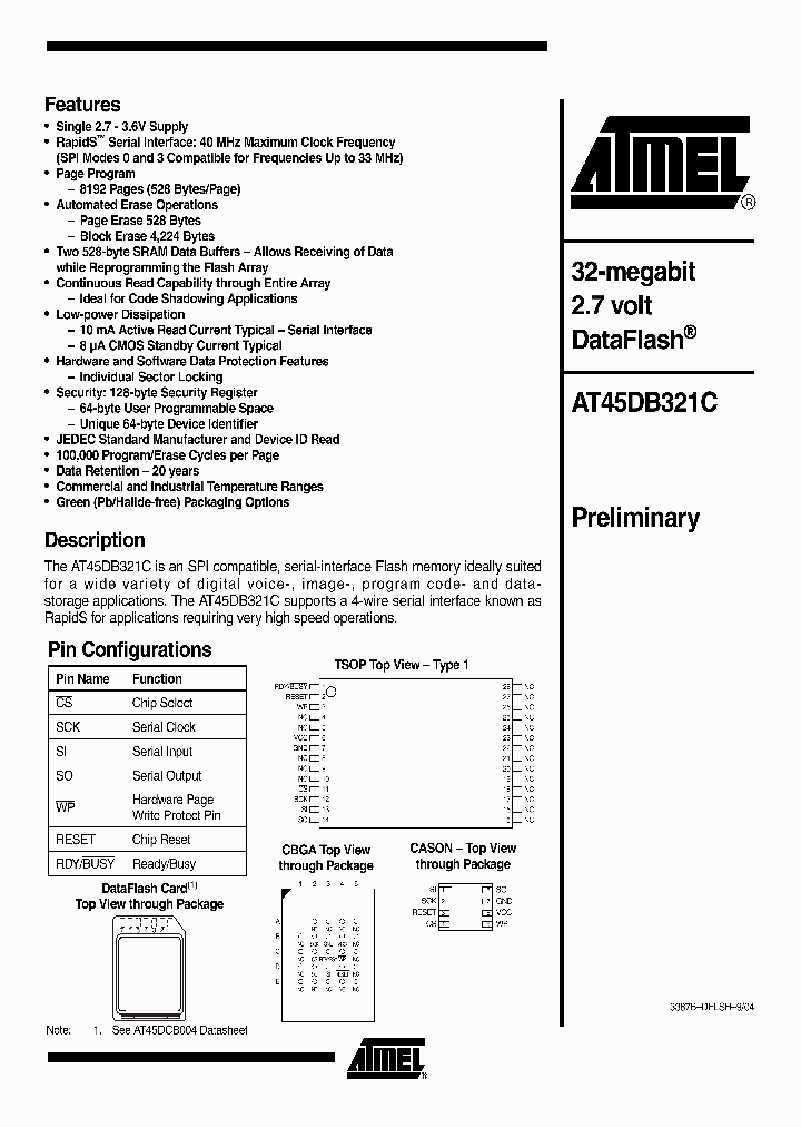 AT45DB321C-CC_918104.PDF Datasheet