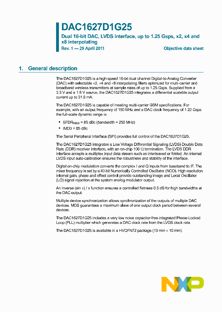 DAC1627D1G25_1594831.PDF Datasheet