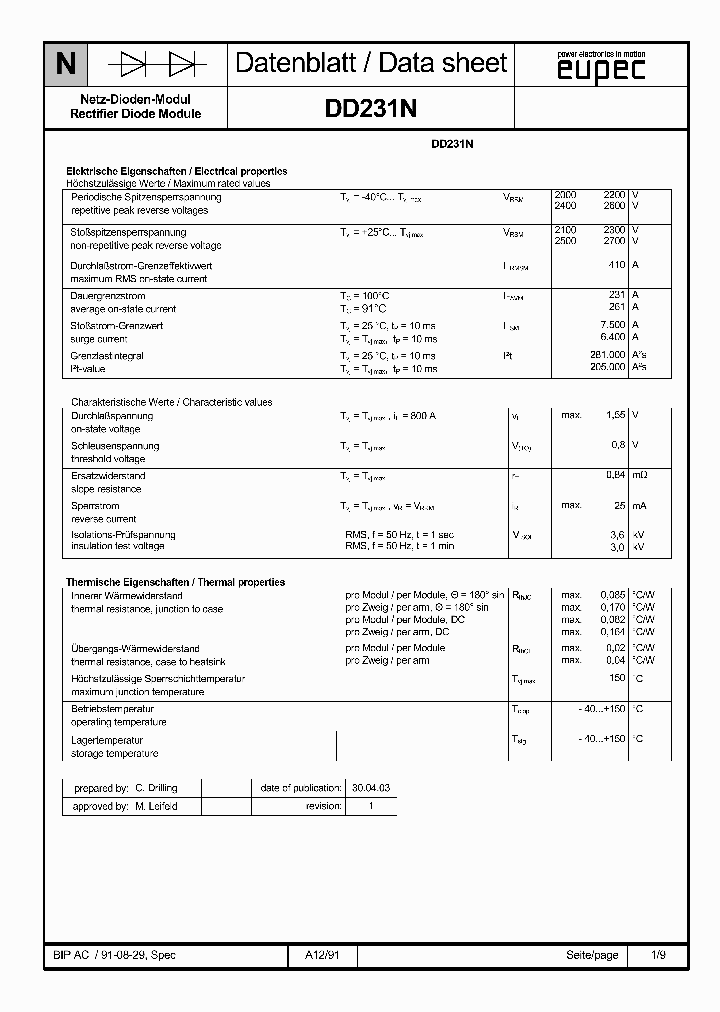 DD231N_919014.PDF Datasheet