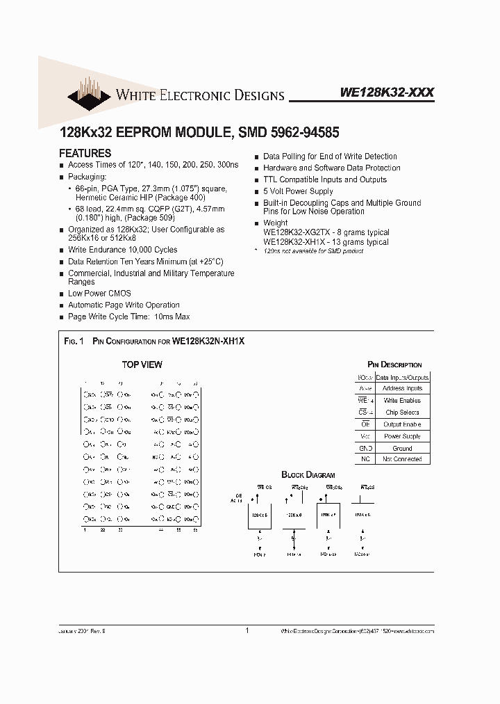 WE128K32-XH1X_919541.PDF Datasheet