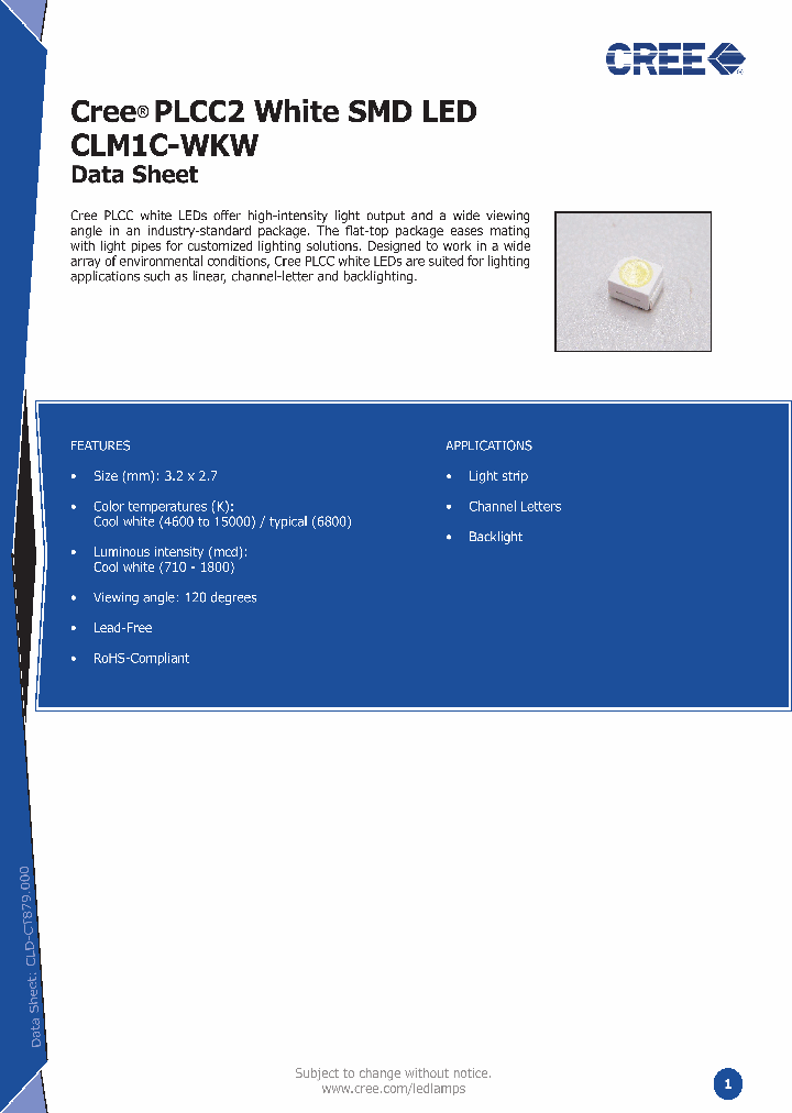 CLM1C-WKW_1597667.PDF Datasheet