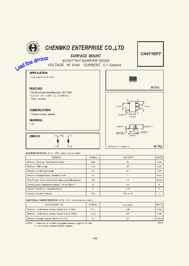 CH471EPT_1598427.PDF Datasheet