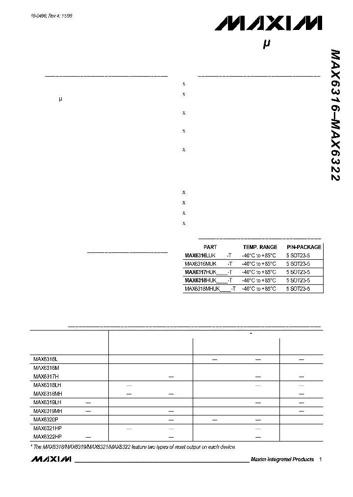 MAX6316LUK30AY-T_926944.PDF Datasheet