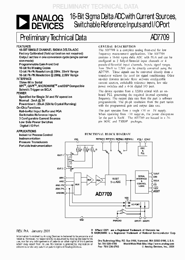 AD7709_927179.PDF Datasheet