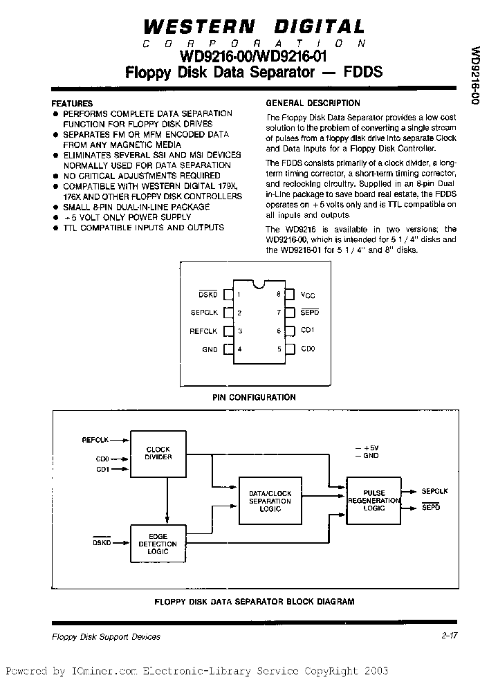 WD9216CA-01_930172.PDF Datasheet