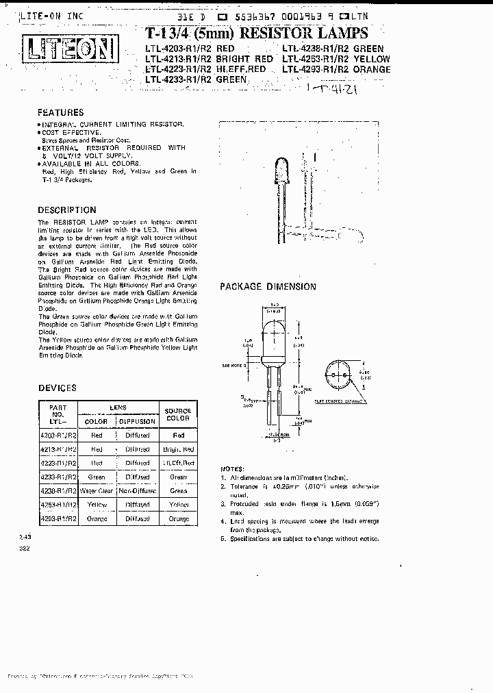 LTL4223R1_929919.PDF Datasheet