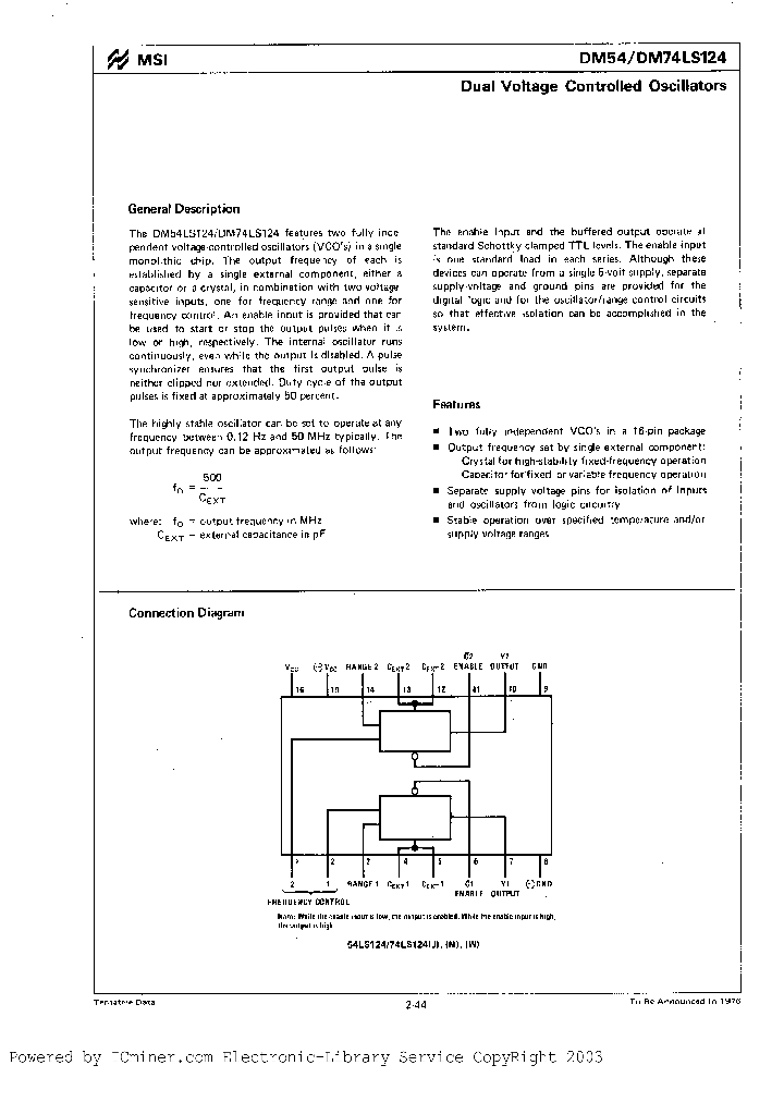 DM74LS124NB_929753.PDF Datasheet