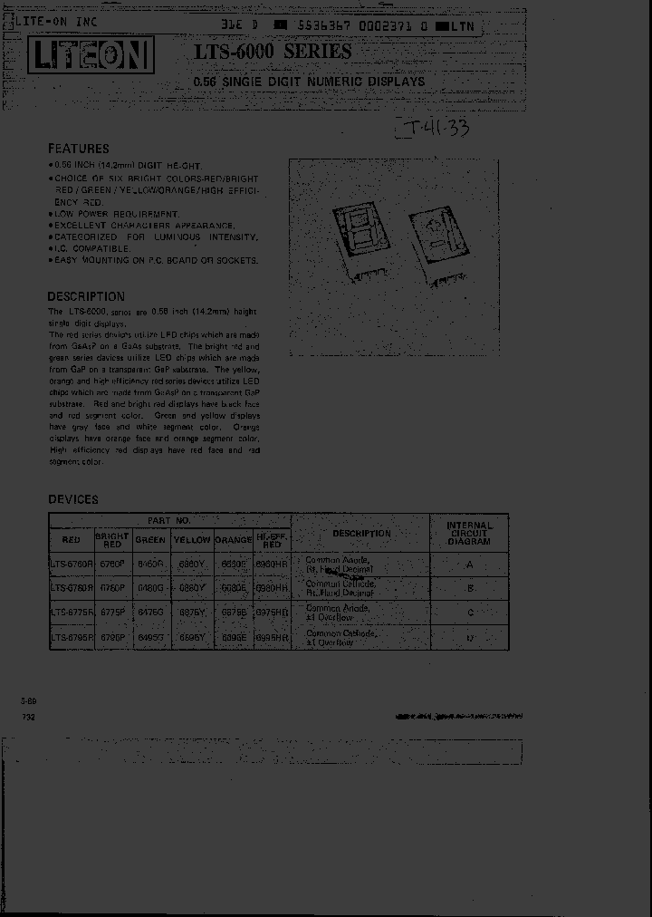 LTS6895Y_930968.PDF Datasheet