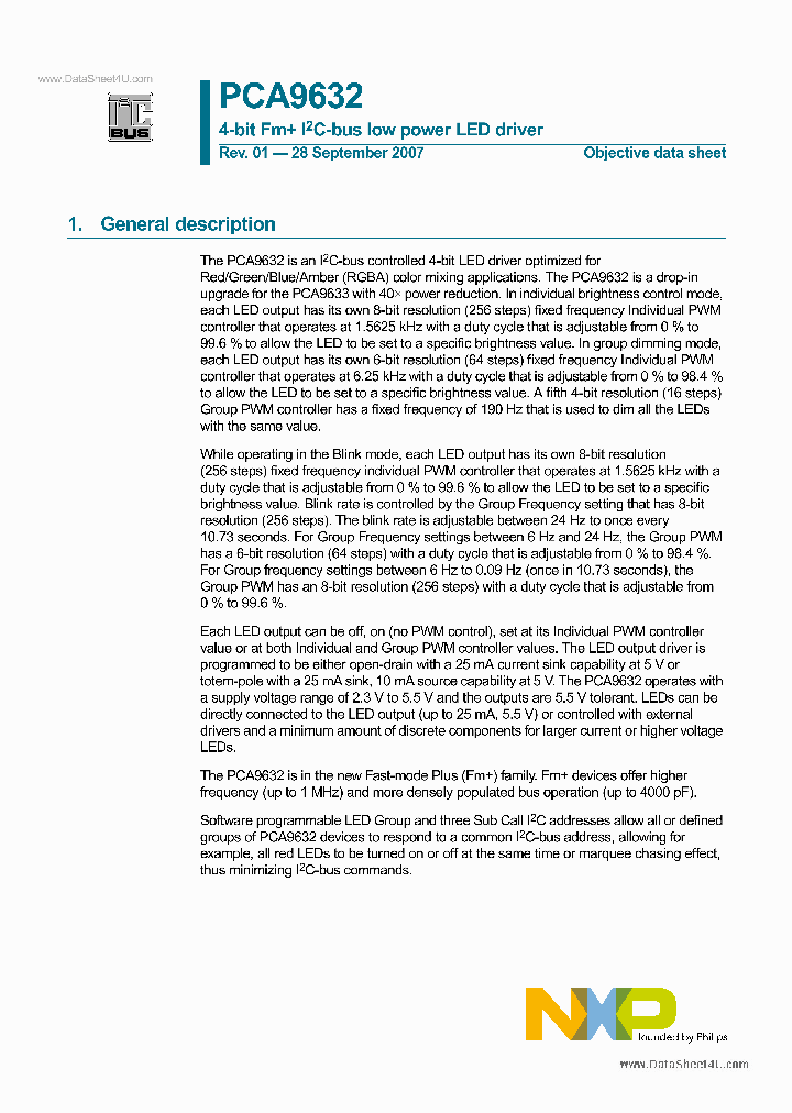 PCA9632_1599358.PDF Datasheet
