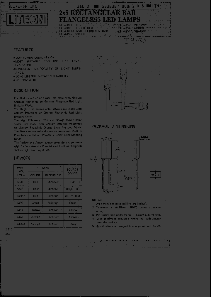 LTL433P_932485.PDF Datasheet