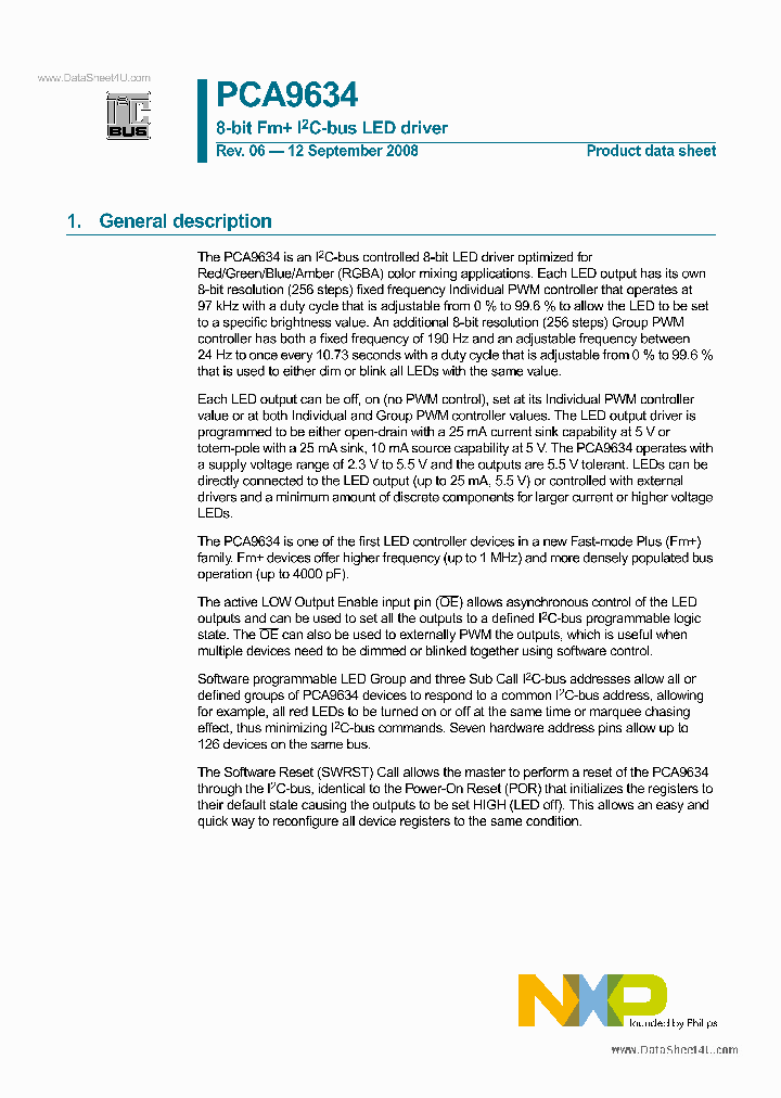 PCA9634_1599360.PDF Datasheet