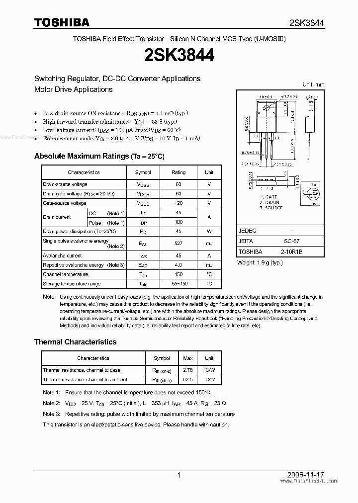 2SK3844_1600891.PDF Datasheet