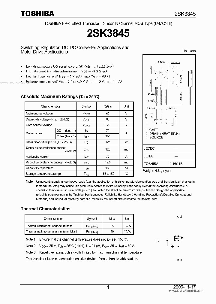 2SK3845_1600892.PDF Datasheet