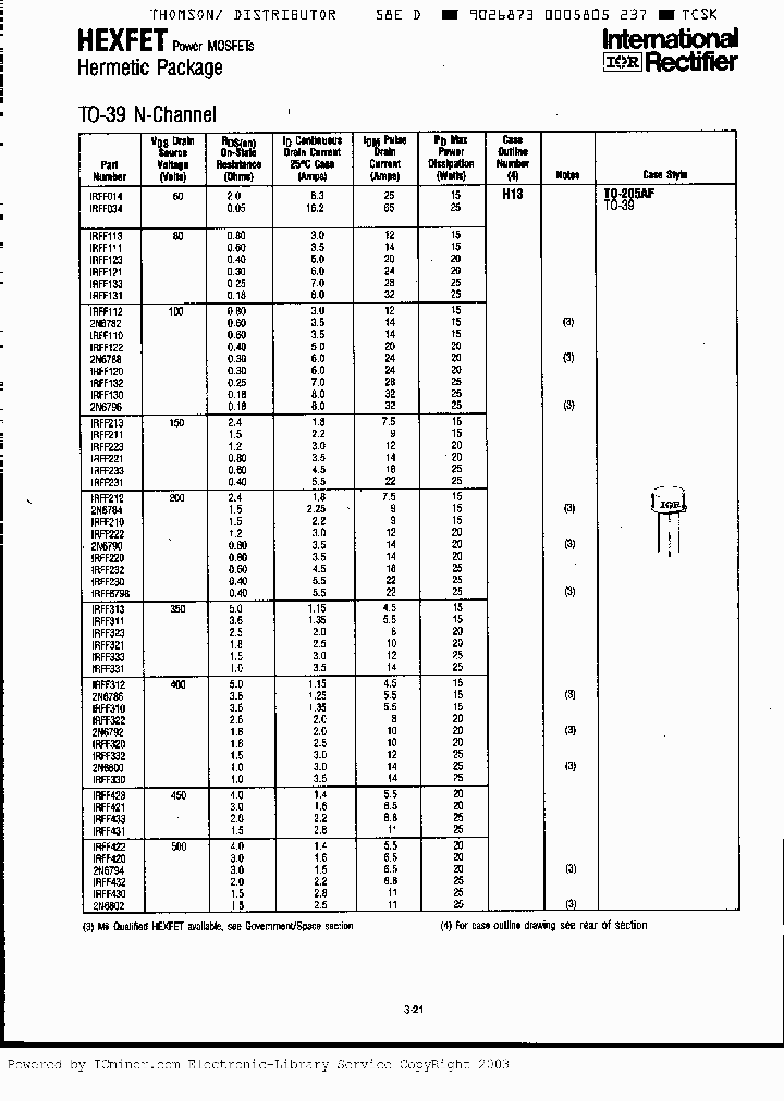 IRFF431_973801.PDF Datasheet