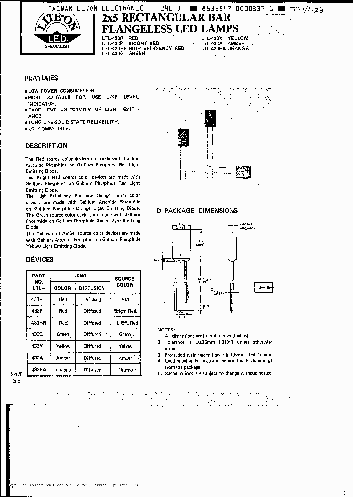 LTL433R_932487.PDF Datasheet