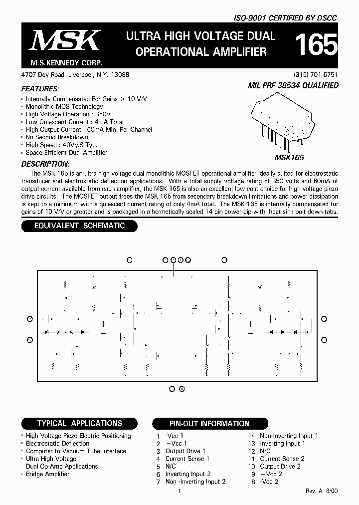 MSK165_934756.PDF Datasheet