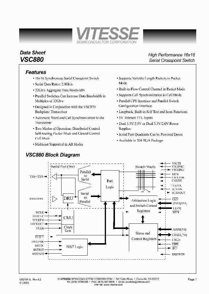 VSC880_988964.PDF Datasheet