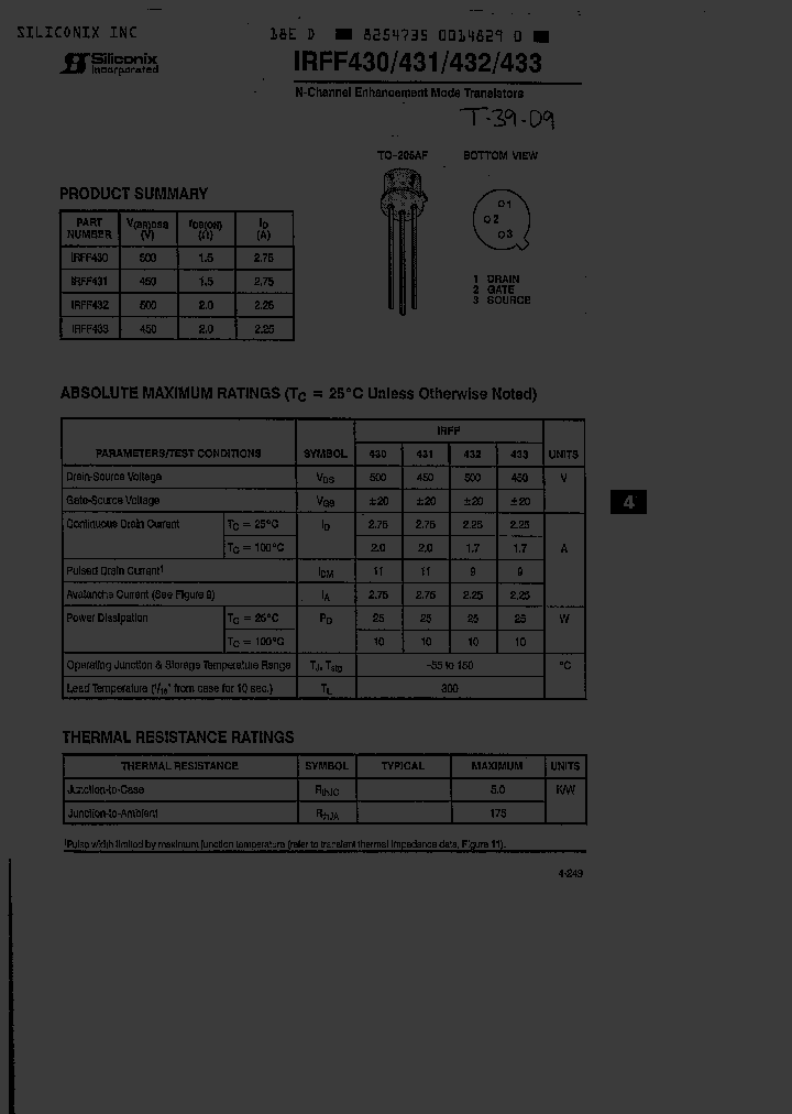 IRFF433_973803.PDF Datasheet