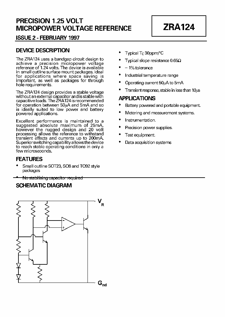 ZRA124A01_991400.PDF Datasheet