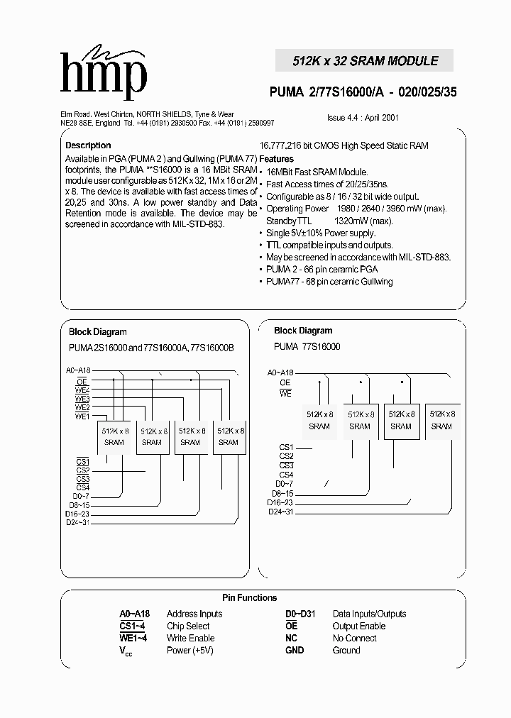 PUMA2S16000M-025_992855.PDF Datasheet