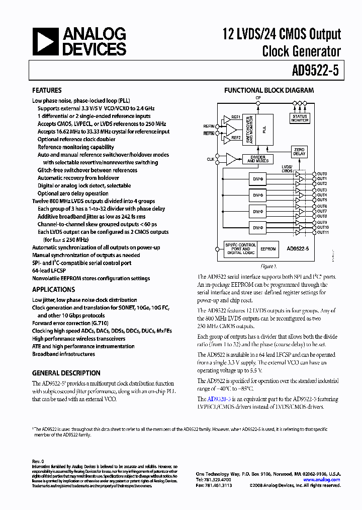 AD9522-5PCBZ_1607357.PDF Datasheet