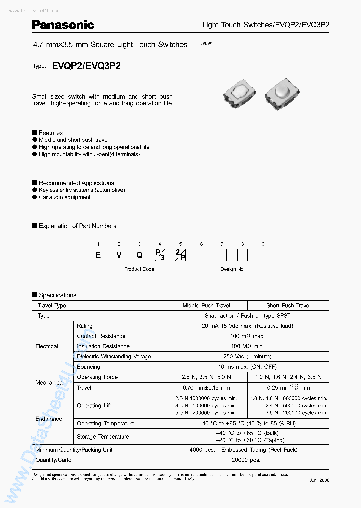 EVQP2_1607179.PDF Datasheet