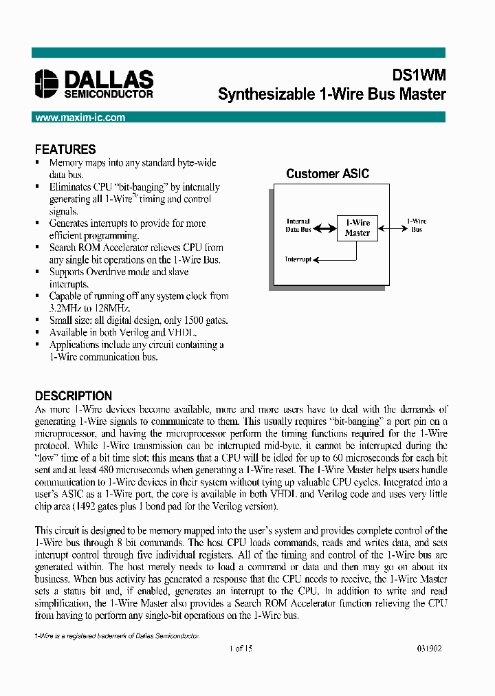DS1WM_988234.PDF Datasheet