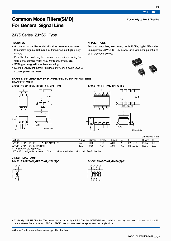 ZJYS51R5-2P_998749.PDF Datasheet