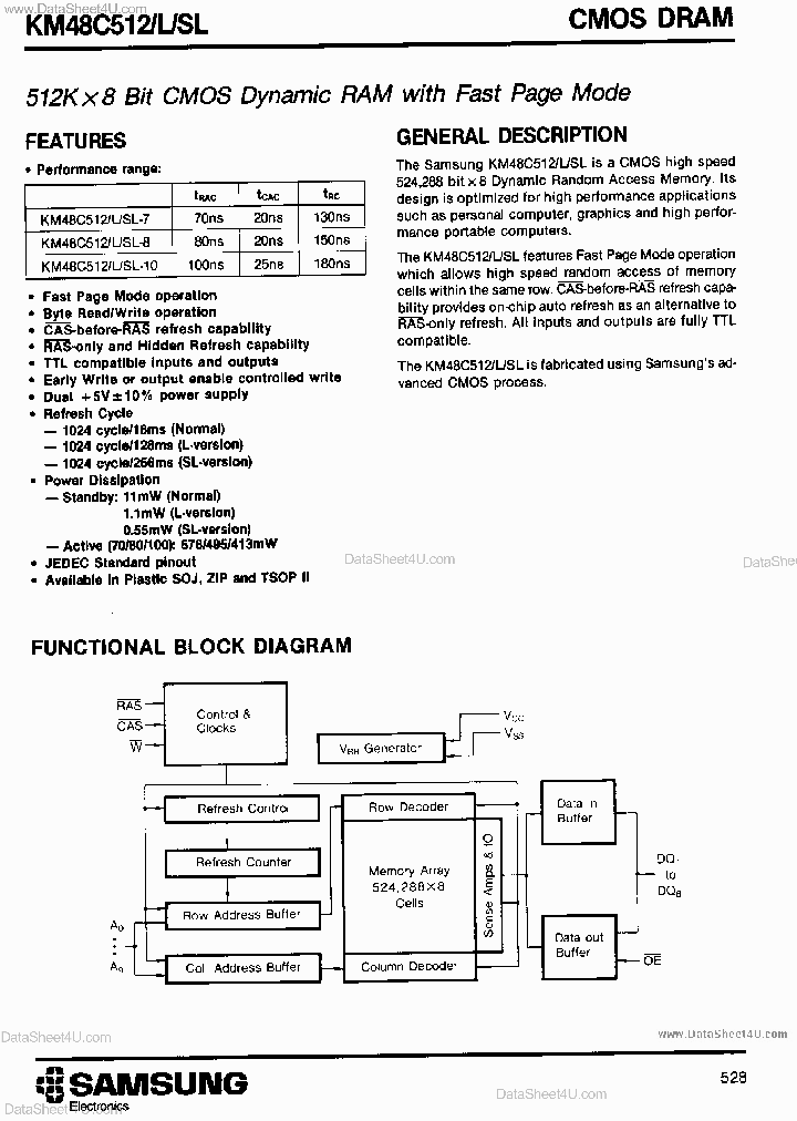 KM48C512_1610860.PDF Datasheet