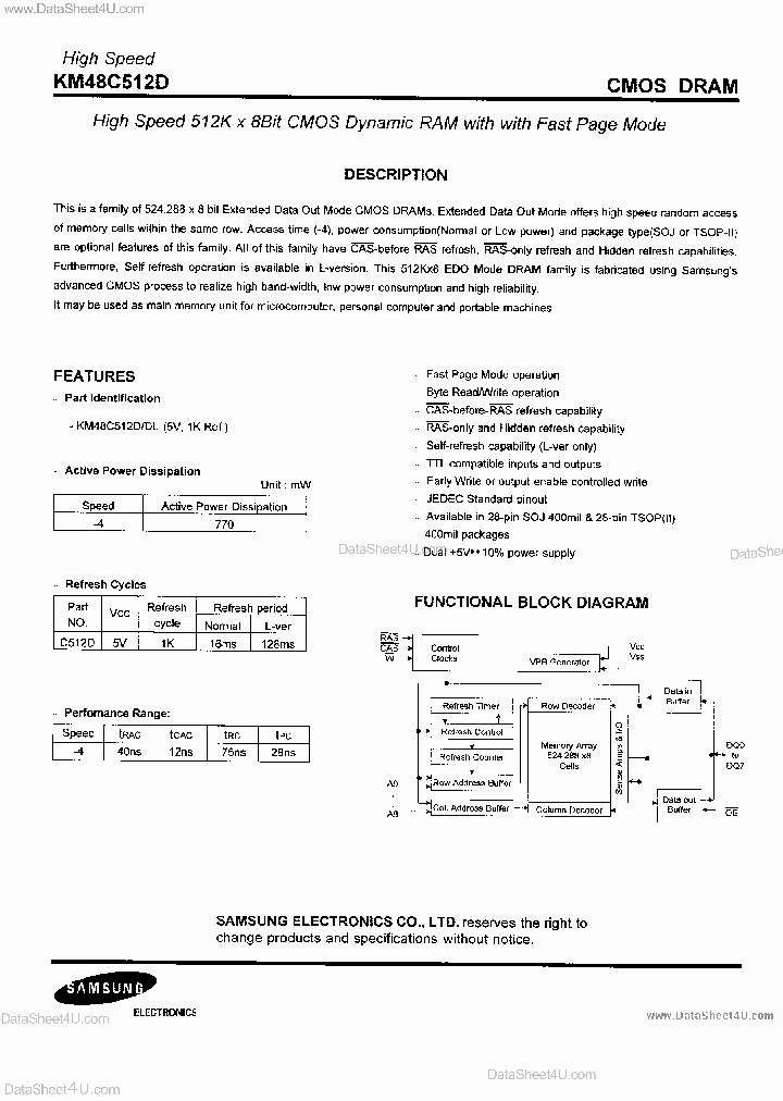 KM48C512D_1610863.PDF Datasheet