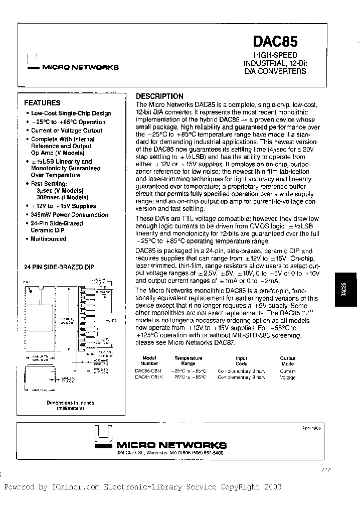 DAC85-CBI-V_999241.PDF Datasheet