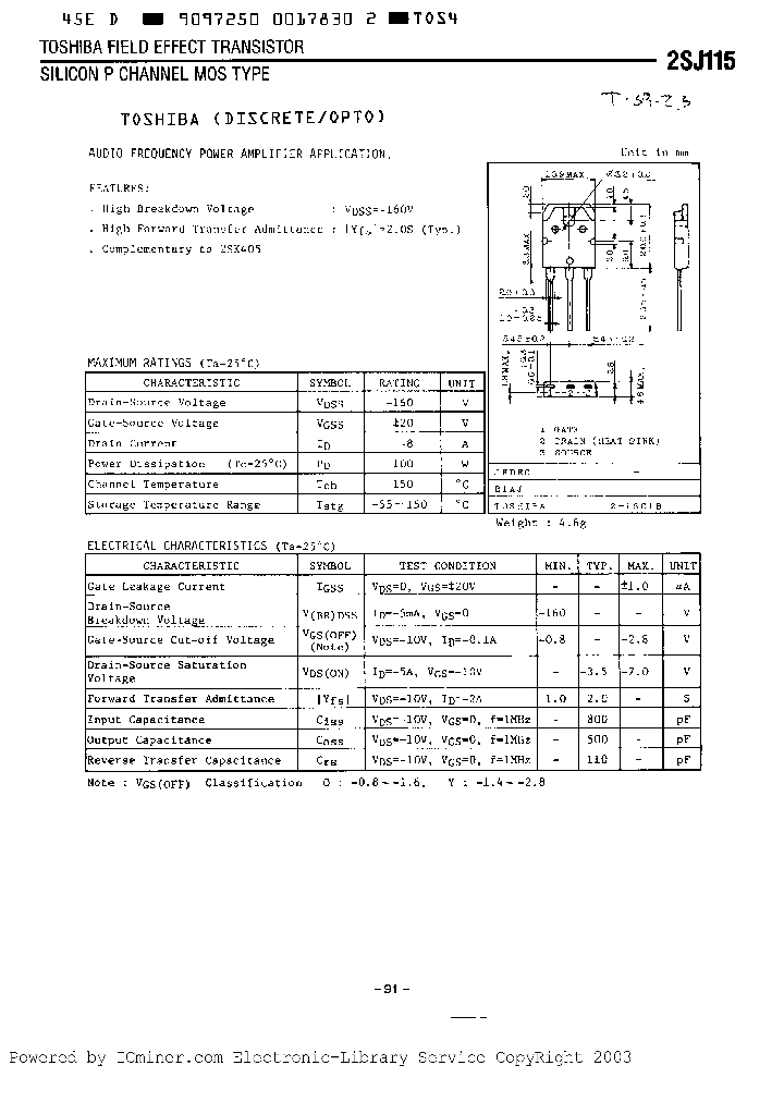 2SJ115O_1000343.PDF Datasheet